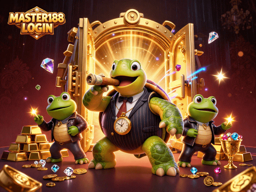 Experience the thrill of MASTER188 LOGIN with a unique casino adventure featuring a snapping turtle mobster and jewels.