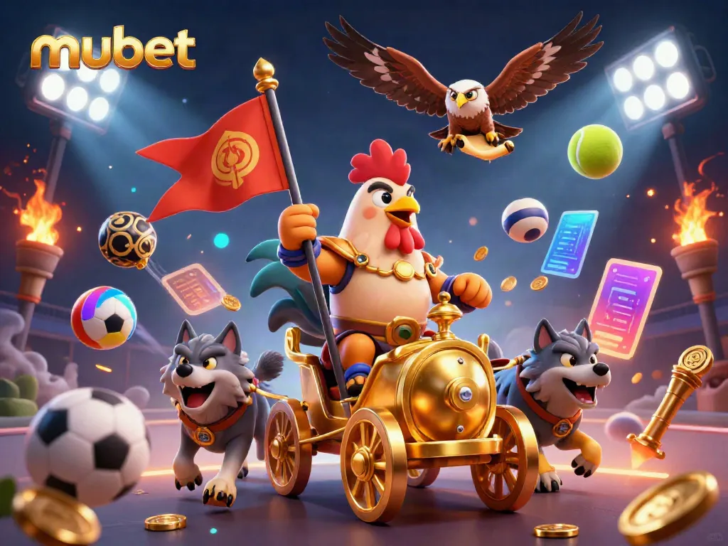 Engage with mubet by betting on dynamic sports events illustrated through vibrant gaming elements.