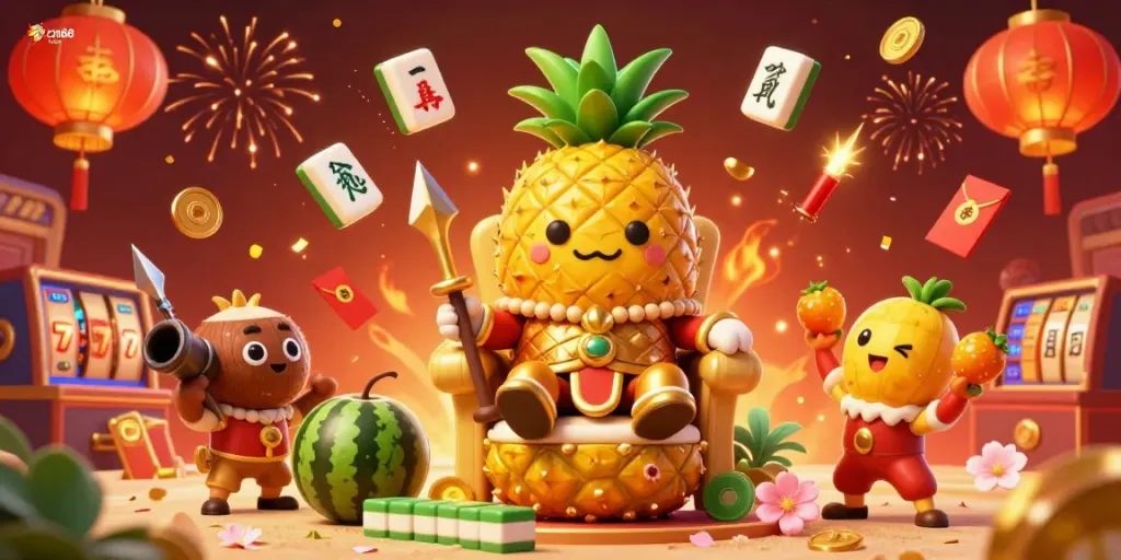 Experience the vibrant casino atmosphere at cm88 name with golden pineapple king and casino games.