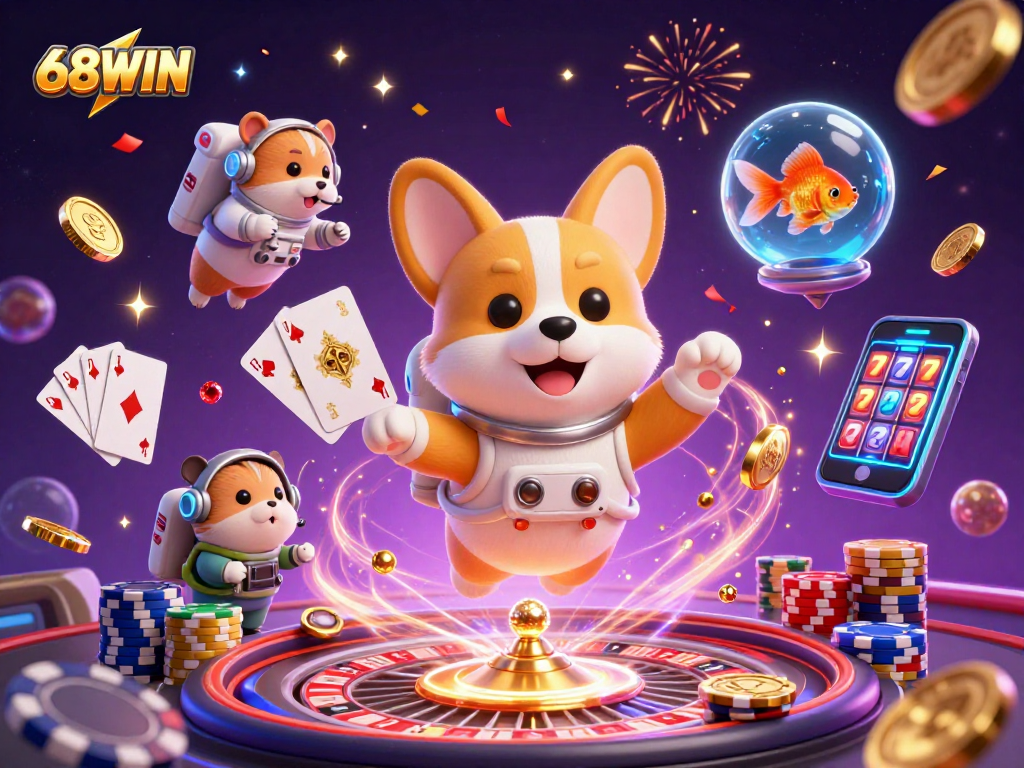 Play at 68WIN's exciting casino space station with immersive games and dynamic visuals.