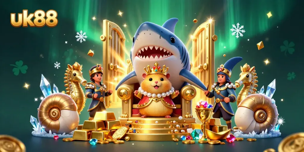 Engage in thrilling adventures with uk88's vibrant casino scene revealing treasure and excitement.