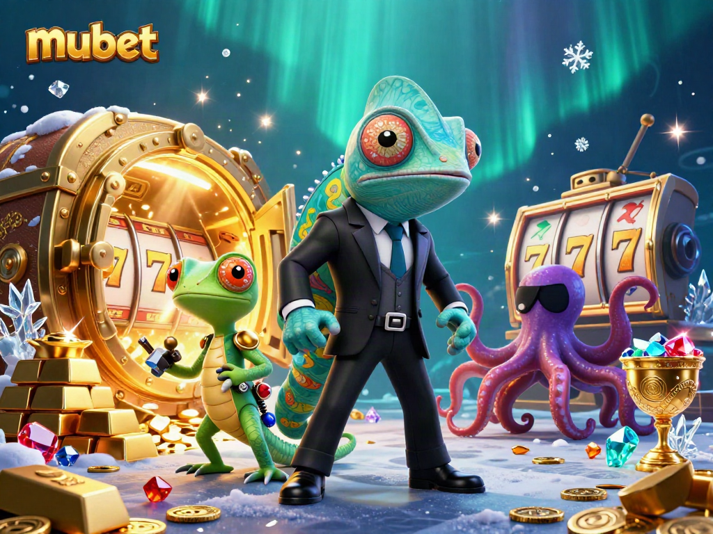 Experience the thrill of mubet with this vibrant casino scene featuring colorful characters and rich gaming elements.